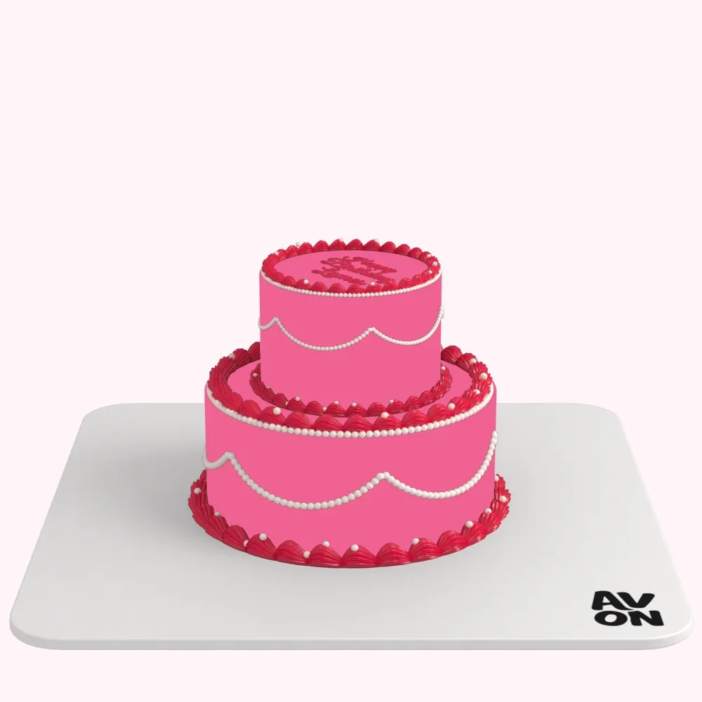 Pink Classic Birthday | دورين 4+2 إنش طول عادي