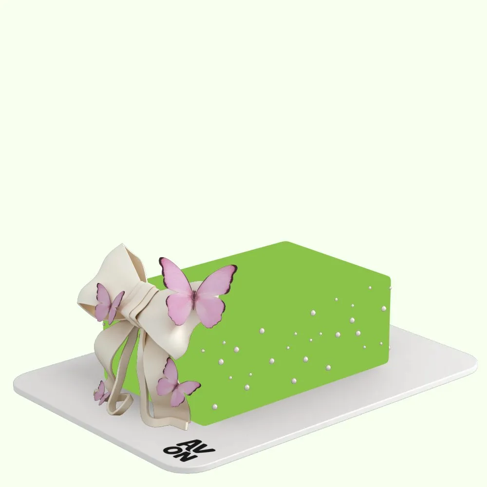 شريط الفراشات | مستطيل 10×14 إنش