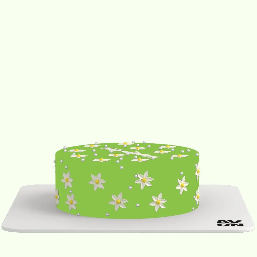 Daisy Flowers | دائري 12 إنش